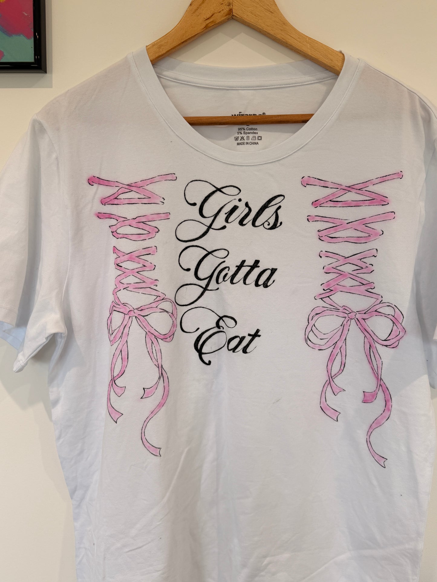 Girls Gotta Eat Airbrush Motif - Corset (1 of 1)